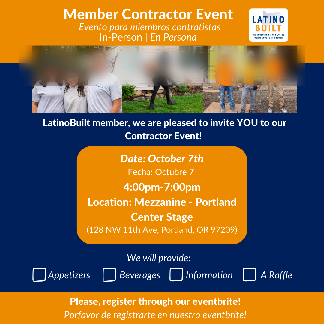 Member Contractor Event invite