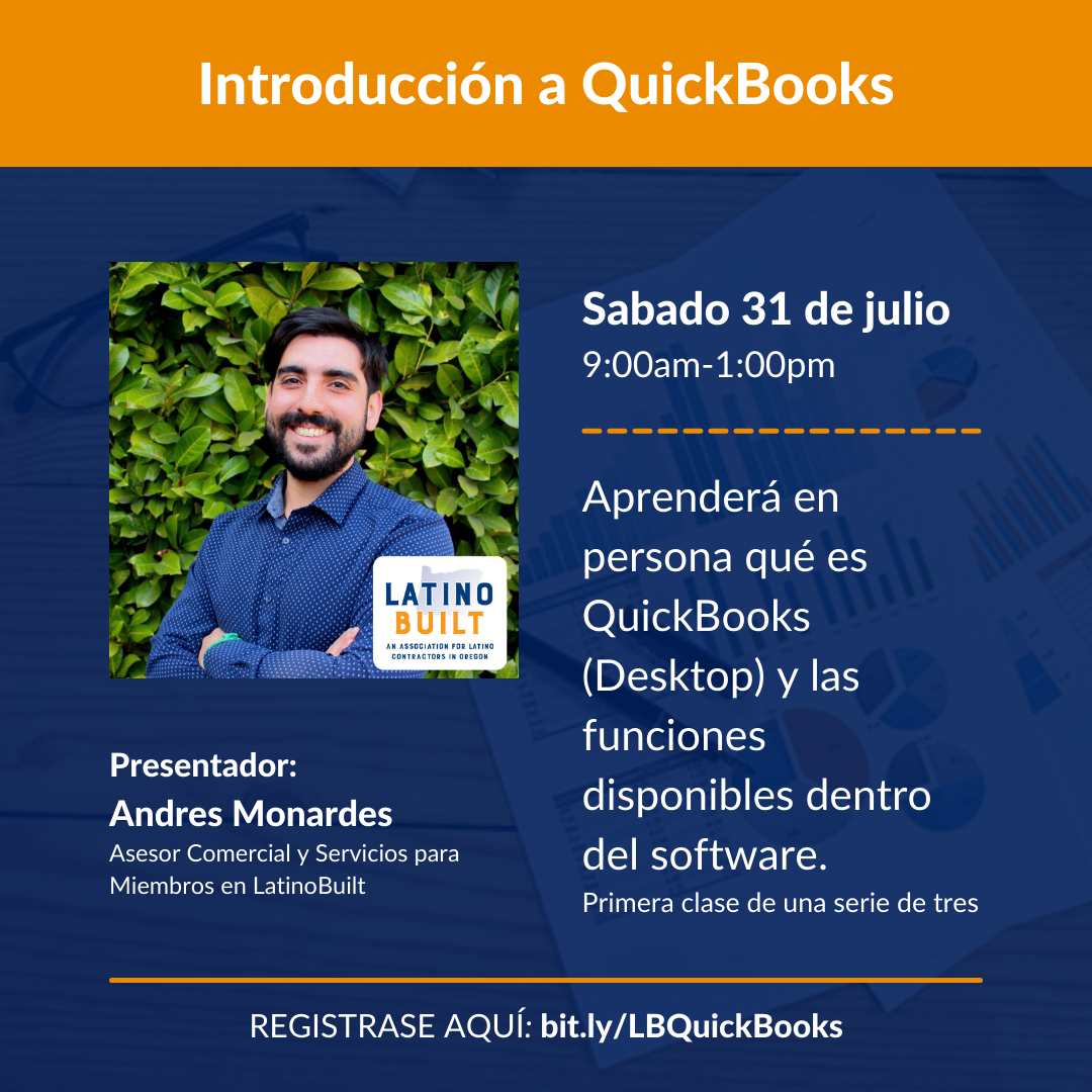 QuickBooks class flyer